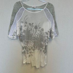 Free People Ivory Comb Top • Sz L